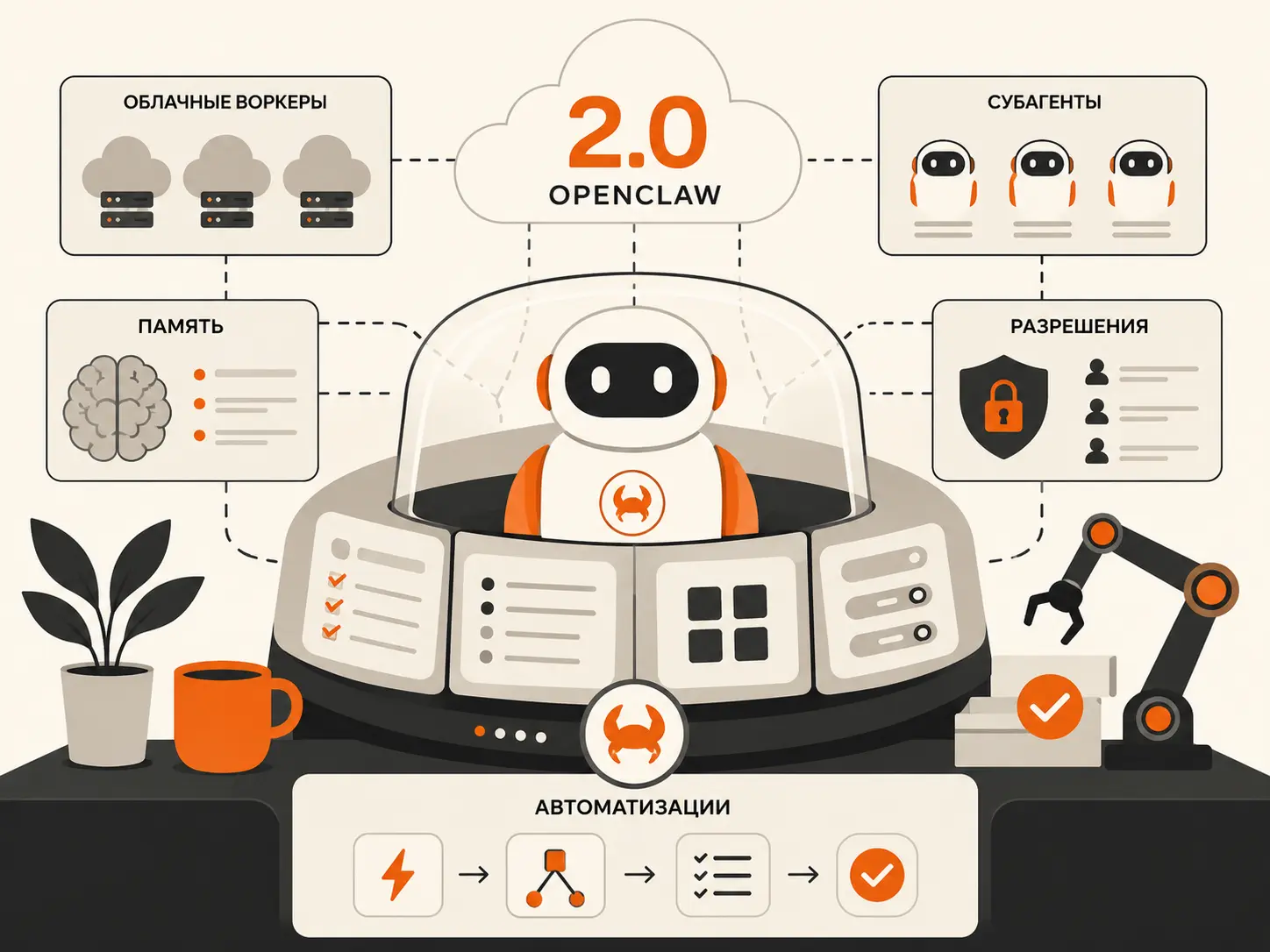 OpenClaw 2.0 превращает персонального агента в постоянную рабочую среду